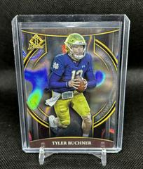 Tyler Buchner [Lava] #BI-9 Football Cards 2022 Bowman Chrome University Invicta Prices