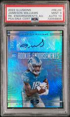 Jameson Williams Football Cards 2022 Panini Illusions Rookie Endorsements Autographs Prices