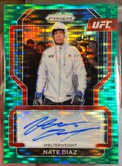 Nate Diaz [Green Pulsar] Ufc Cards 2022 Panini Prizm UFC Signatures Prices