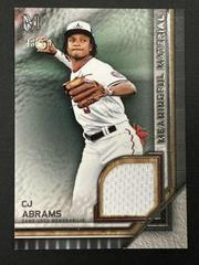 CJ Abrams #MMR-CA Baseball Cards 2023 Topps Museum Collection Meaningful Materials Relics Prices