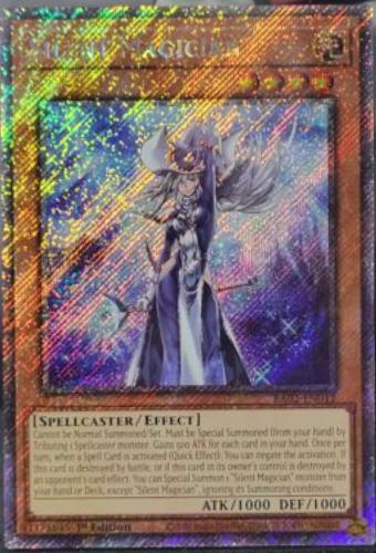 thumbnail image 2 of Silent Magician 1st Edition Prismatic Ultimate Rare RA02-EN012 Yu-Gi-Oh 2 of 13