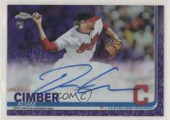Adam Cimber [Purple Refractor] Baseball Cards 2019 Topps Chrome Rookie Autographs Prices
