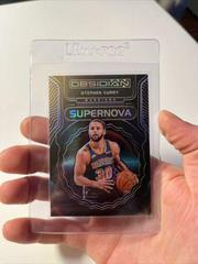 Stephen Curry [Purple] #3 Basketball Cards 2021 Panini Obsidian Supernova Prices