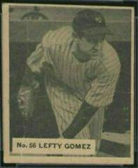 Lefty Gomez #56 Baseball Cards 1936 World Wide Gum Prices