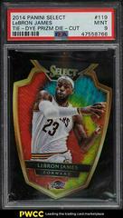 LeBron James [Tie Dye Prizm Die Cut] Basketball Cards 2014 Panini Select Prices