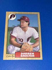Darren Daulton #57 Baseball Cards 1987 O Pee Chee Prices