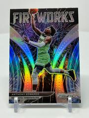 Anthony Edwards [Silver Prizm] #23 Basketball Cards 2021 Panini Prizm Fireworks Prices