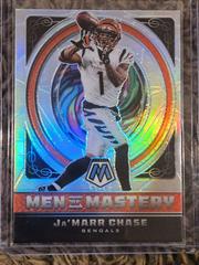 Ja'Marr Chase [Silver] #MM-11 Football Cards 2022 Panini Mosaic Men of Mastery Prices