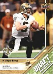 Drew Brees [Green] #153 Football Cards 2009 Upper Deck Draft Edition Prices