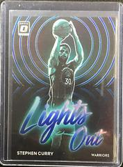 Stephen Curry [Blue] #13 Basketball Cards 2022 Panini Donruss Optic Lights Out Prices