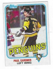 Paul Gardner [East] Hockey Cards 1981 Topps Prices
