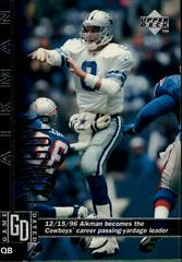 Troy Aikman #132 Football Cards 1997 Upper Deck Prices