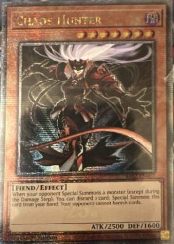 Chaos Hunter [Quarter Century Secret Rare] RA02-EN007 YuGiOh 25th Anniversary Rarity Collection II