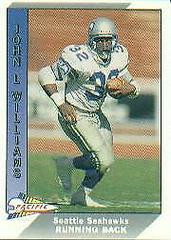 John L. Williams #490 Football Cards 1991 Pacific Prices