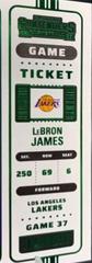 LeBron James [Game Purple] #36 Basketball Cards 2022 Panini Contenders Prices