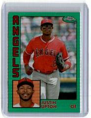 Justin Upton [Green Refractor] #10 Baseball Cards 2019 Topps Chrome 1984 Baseball Prices