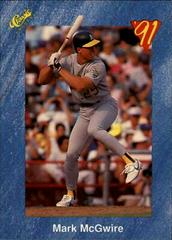 Mark McGwire #T73 Baseball Cards 1991 Classic Prices