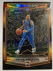 Jalen Brunson [Orange] Basketball Cards 2018 Panini Obsidian Prices