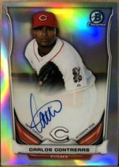 Carlos Contreras #CC Baseball Cards 2014 Bowman Chrome Autograph Prospects Prices