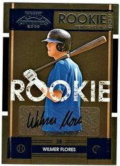 Wilmer Flores [Autograph] #127 Baseball Cards 2008 Playoff Contenders Prices