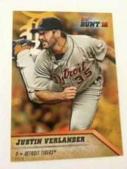 Justin Verlander [5x7 Gold] Baseball Cards 2016 Topps Bunt Prices