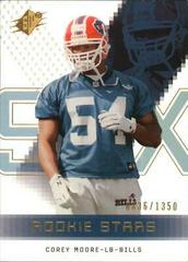 Corey Moore #93 Football Cards 2000 Spx Prices
