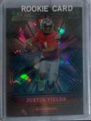 Justin Fields [Black Holo Lux] Football Cards 2021 Wild Card Alumination Prices