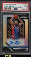 Bruce Brown [Silver Prizm] #RSBRN Basketball Cards 2018 Panini Prizm Rookie Signatures Prices