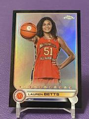 Lauren Betts [Black] #86 Basketball Cards 2022 Topps Chrome McDonald's All-American Prices
