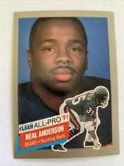 Neal Anderson Football Cards 1991 Fleer All Pro Prices