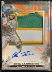 Shea Langeliers [Orange] #IAP-SL Baseball Cards 2023 Topps Inception Autograph Patch Prices