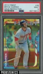 Bryce Harper [Gold Refractor] #48 Baseball Cards 2014 Finest Prices