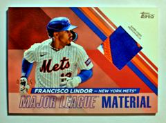 Francisco Lindor [Red] #MLM-FL Baseball Cards 2024 Topps Major League Material Prices
