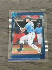Jarred Kelenic [Blue] #20 Baseball Cards 2021 Panini Chronicles Clearly Donruss Prices