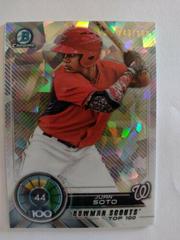 Juan Soto [Atomic] #BTP-44 Baseball Cards 2018 Bowman Scouts' Top 100 Prices