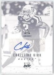 Christian Kirk #RI-CHK Football Cards 2018 Panini Luminance Rookie Ink Autographs Prices