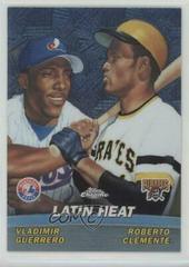 Clemente, Guerrero Baseball Cards 2001 Topps Chrome Combos Prices