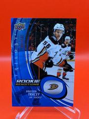Brayden Tracey [Blue] #RR-10 Hockey Cards 2022 Upper Deck Trilogy Rookie Renditions Prices