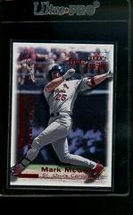 Mark McGwire [Red] #68 Baseball Cards 2001 Fleer Triple Crown Prices