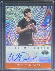 Cole McDonald #RS40 Football Cards 2020 Panini Illusions Rookie Signs Prices