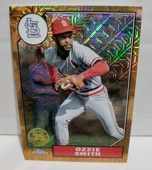 Ozzie Smith [Orange] #T87C-24 Baseball Cards 2022 Topps Silver Pack 1987 Chrome Prices