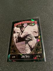 Bill Terry [Green Crystal] #40 Baseball Cards 2013 Panini Cooperstown Prices