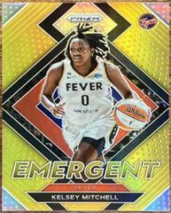 Kelsey Mitchell [Gold] Basketball Cards 2022 Panini Prizm WNBA Emergent Prices