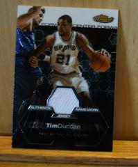 Tim Duncan Jersey Basketball Cards 2002 Finest Prices