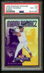Manny Ramirez [Purple] #18 Baseball Cards 1998 Donruss Crusade Prices