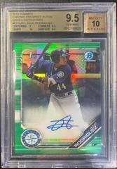 Julio Rodriguez [Green Refractor] #PA-JRO Baseball Cards 2019 Bowman Prospect Autographs Prices