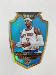 Carmelo Anthony [Light Blue Prizm Die Cut] Basketball Cards 2014 Panini Select Prices