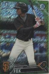 Lucius Fox [Chrome Green Shimmer Refractor] Baseball Cards 2016 Bowman Prospects Prices