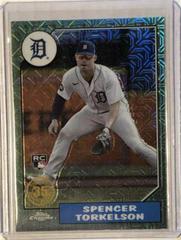 Spencer Torkelson [Green] #T87C-18 Baseball Cards 2022 Topps Update 1987 Chrome Prices