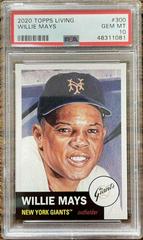 Willie Mays Baseball Cards 2020 Topps Living Prices